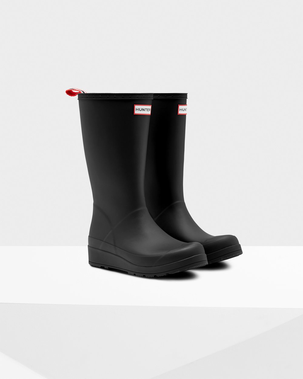 Play Botas Hunter Mujer - Original Tall Rain - Negros - KHNTSGM-38